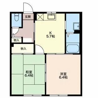 城の里【1階】の間取り