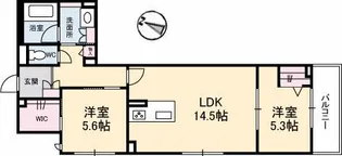 ピアヌーラ東雲【2階】の間取り
