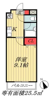 千葉県市川市妙典6【マンション】の間取り