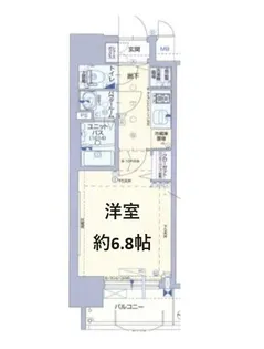 大阪府大阪市淀川区塚本2【マンション】の間取り