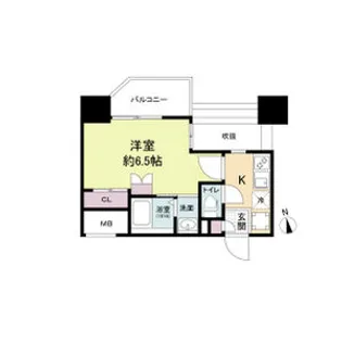 1Kの間取り画像