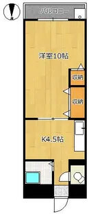 内田ハウジング【4階】の間取り