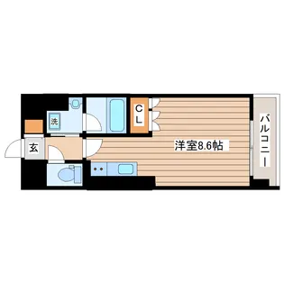 セレブアロース長町【7階】の間取り