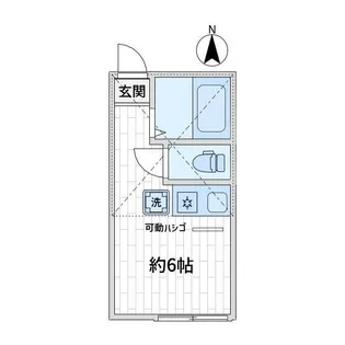 ユナイト弘明寺モディリアーニ【2階】の間取り