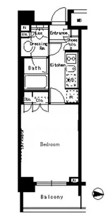 パークアクシス浜松町【9階】の間取り