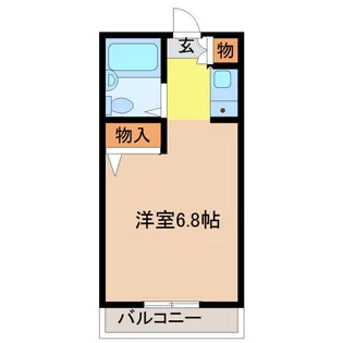 ジョイフル一社【4階】の間取り