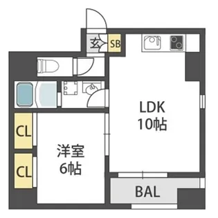 JESUS SQUARE nippombashi【1階】の間取り