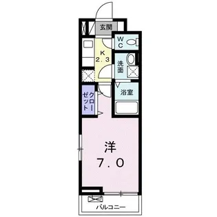 ペルソナプレイス【2階】の間取り