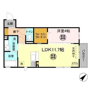 パークドオートム A【2階】の間取り