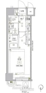 RELUXIA新御徒町【5階】の間取り