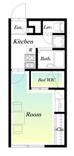レオパレスプレミール【2階】の間取り