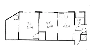 フジハイツ【5階】の間取り