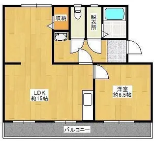 コンチェルト東合川I【5階】の間取り
