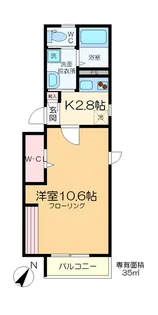 フリージア【3階】の間取り