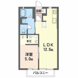 タウンコート伝法【1階】の間取り