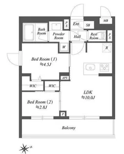 東京都世田谷区玉川台1【マンション】の間取り