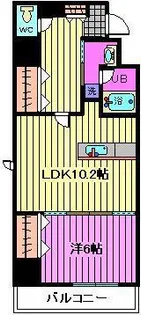 ラコルタ南浦和Sta.【4階】の間取り