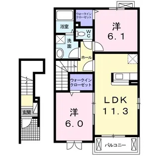 フィオーラ【2階】の間取り