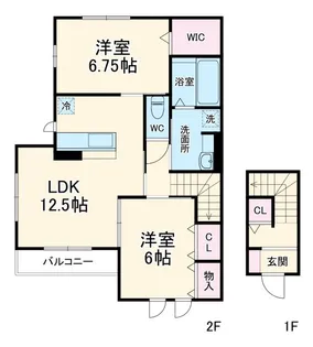 グレシア A棟の間取り