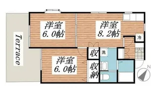 ファースト M&E【1階】の間取り