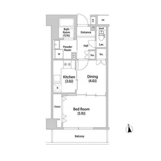 東京都足立区竹の塚2【マンション】の間取り