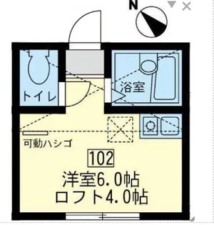 ユナイト反町オーパス・ワンII【1階】の間取り