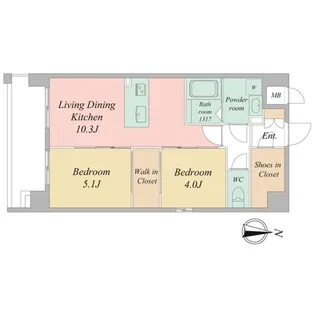 LiveCasa千本今出川【2階】の間取り