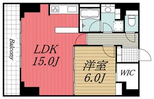 千葉県千葉市中央区新町【マンション】の間取り