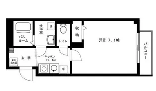 ボナール【4階】の間取り