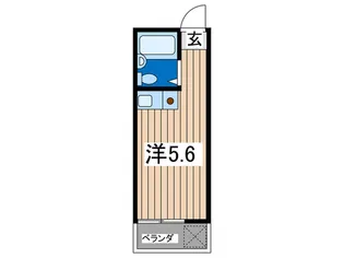 ポ-トハイツ能見台【2階】の間取り