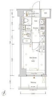 Log横浜伊勢町【3階】の間取り