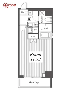 GRAND LUXE高岳【2階】の間取り