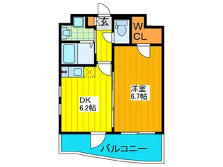 ドリ-ムネオポリス鶴見III【6階】の間取り