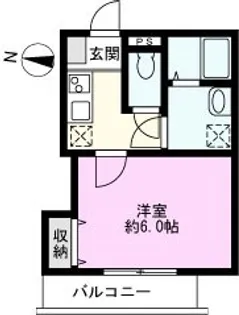 ウィングガーデン大袋【2階】の間取り