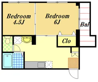 サンハイムラセーヌ【3階】の間取り