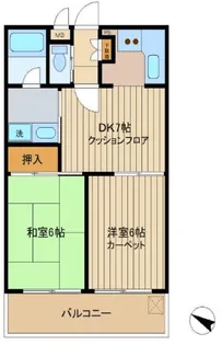 神奈川県大和市深見西1【マンション】の間取り