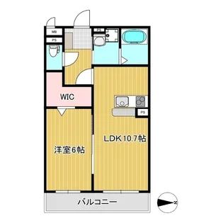 ルバンヴェール久世【3階】の間取り