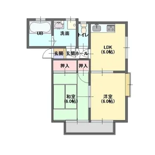 TOMハイツ【1階】の間取り