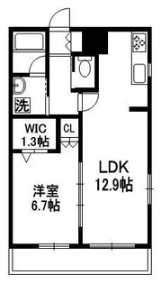 シルタ常盤台【1階】の間取り