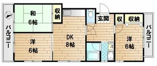 新美レジデンスII【2階】の間取り