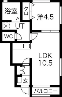 アバンセ A棟【1階】の間取り