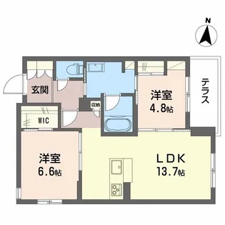 リオ・ブランコ【1階】の間取り