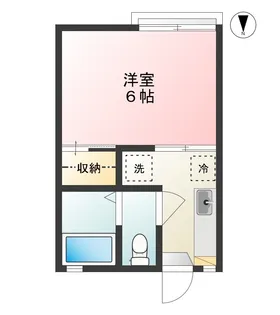 パストラルハイムA棟【1階】の間取り