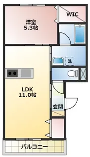 マンダリーヌ【4階】の間取り