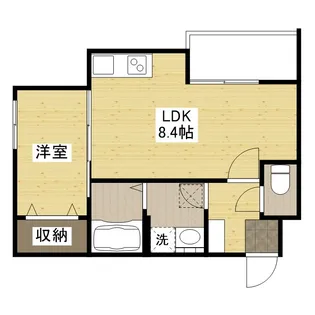 セブンプロート己斐西町II【2階】の間取り