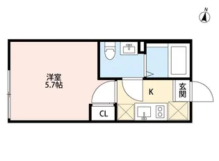 エスグランデ【1階】の間取り