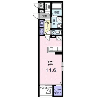 ウィステリア両国(千歳1丁目)【5階】の間取り