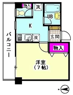 ヴィラ・オーキッド【3階】の間取り