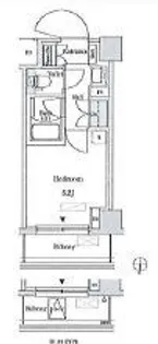 パークアクシス錦糸町スタイルズ【5階】の間取り