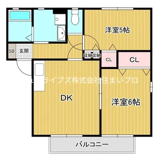 ソレイユ2号【1階】の間取り